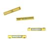 Magnetic Bracelet Clasp, 38 x 19mm, Gold-Plated (2 Pieces) 
