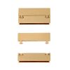 Magnetic Bracelet Clasp, 38 x 19mm, Copper (2 Pieces) 