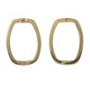 Necklace Closure, 27x20mm, Gold (12 Pieces) 