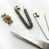 Coilless Safety Pins, 3/4