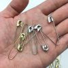 Coilless Safety Pins, 3/4