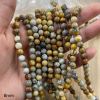 Smooth Round, Crazy Lace Agate Beads, Choose Size (16