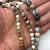 6mm Smooth Round, Crazy Lace Agate Beads (16