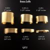 Bracelet Cuff Raw Brass Flat 2