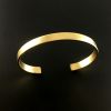 Bracelet Cuff Raw Brass Flat 1/4