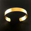 Bracelet Cuff Raw Brass Flat 1/2