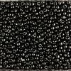 Czech Seed Beads Size 11/0 -Opaque Black (Approx. 1/2 LB , 250 Grams) 