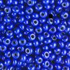 Czech Round Seed Beads, Glass - Opaque Royal Blue,, Choose Size 
