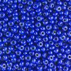 Czech Round Seed Beads, Glass - Opaque Royal Blue,, Choose Size 