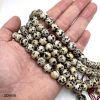 10mm Smooth Round, Dalmatian Jasper Beads (16