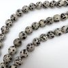 Smooth Round, Dalmatian Jasper Beads, Choose Size (16