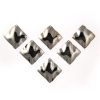Vintage Textured Square Silver Plated Charms - 35mm x 35mm (36PCS) 