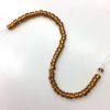 Silver-Lined Rocailles Size 6/0 - Dark Gold, 1LB (500 Grams) 