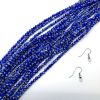 4mm Round Evil Eye Beads, Dark Blue (15