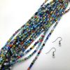 4mm Round Evil Eye Beads, Mixed Colors (15
