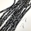 8mm Round Evil Eye Beads, Black (15