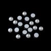 Flatback White Pearl, 9mm Round, Pearl Luster (72 Pieces) 
