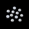 Flatback White Pearl, 11mm Round, Pearl Luster (72 Pieces) 