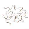 Flat Fish Hook Earwire w/ Spring, Copper-Plated (144 Pieces) 