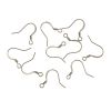 Flat Fish Hook Earwire w/ Spring, Surgical Steel (144 Pieces) 