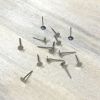 Earring Post w/ 4MM Flat Pad, Surgical Steel, Hypoallergenic (144 Pieces) 