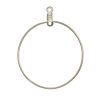 Wire Hoop w/ 2 Loops 1.25