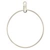 Wire Hoop w/ 2 Loops 1.5