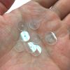 9mm Clear Plastic Disc Stabilizer w/ Hole (144 Pieces) 