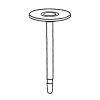 Earring Post w/ 4MM Flat Pad, Surgical Steel, Hypoallergenic (144 Pieces) 