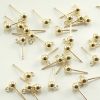 Post w/ 6mm Ball with Open Loop, 14K Gold-Filled (10 Pieces) 