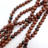 6mm Smooth Round, Mahogany Obsidian Beads (16