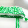 Large Green & Clear Faceted Bead Purse 