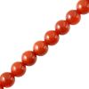 10mm Smooth Round, Red Carnelian Stone Beads (16