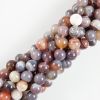 6mm Smooth Round Botswana Agate Beads (16