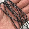 2.5mm Smooth Round, Hematite Beads (16
