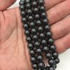 8mm Smooth Round, Hematite Beads (16