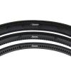 Black Plastic Headband Base (9mm) (12 Pieces) 