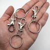 Swivel Snap Keychain, Economy, Silver (24 Pieces) 