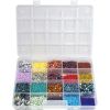 Keeper Box, Medium Bead Organizer, 20 Compartments, 10 3/4 x 7 1/2