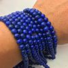 Smooth Round, Natural Lapis Lazuli Bead, Choose Size (16