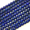 8mm Smooth Round, Natural Lapis Lazuli Bead (16