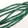 Smooth Round, Natural Malachite Beads, Choose Size (16