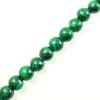 Smooth Round, Natural Malachite Beads, Choose Size (16
