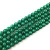 Smooth Round, Natural Malachite Beads, Choose Size (16