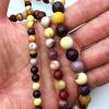 Smooth Round, Natural Mookaite Jasper Beads, Choose Size (16