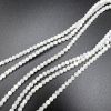 3mm Smooth Round, White MOP (Mother of Pearl) Beads (16