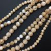 Smooth Round, Natural MOP (Mother of Pearl) Beads, Choose Size (16