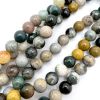 Smooth Round, Ocean Jasper Beads, Choose Size (16