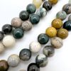 Smooth Round, Ocean Jasper Beads, Choose Size (16