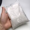 BULK PACK! 4mm Loose Pearl Beads, White, Approx. 8750 Pieces (8 Ounces) 